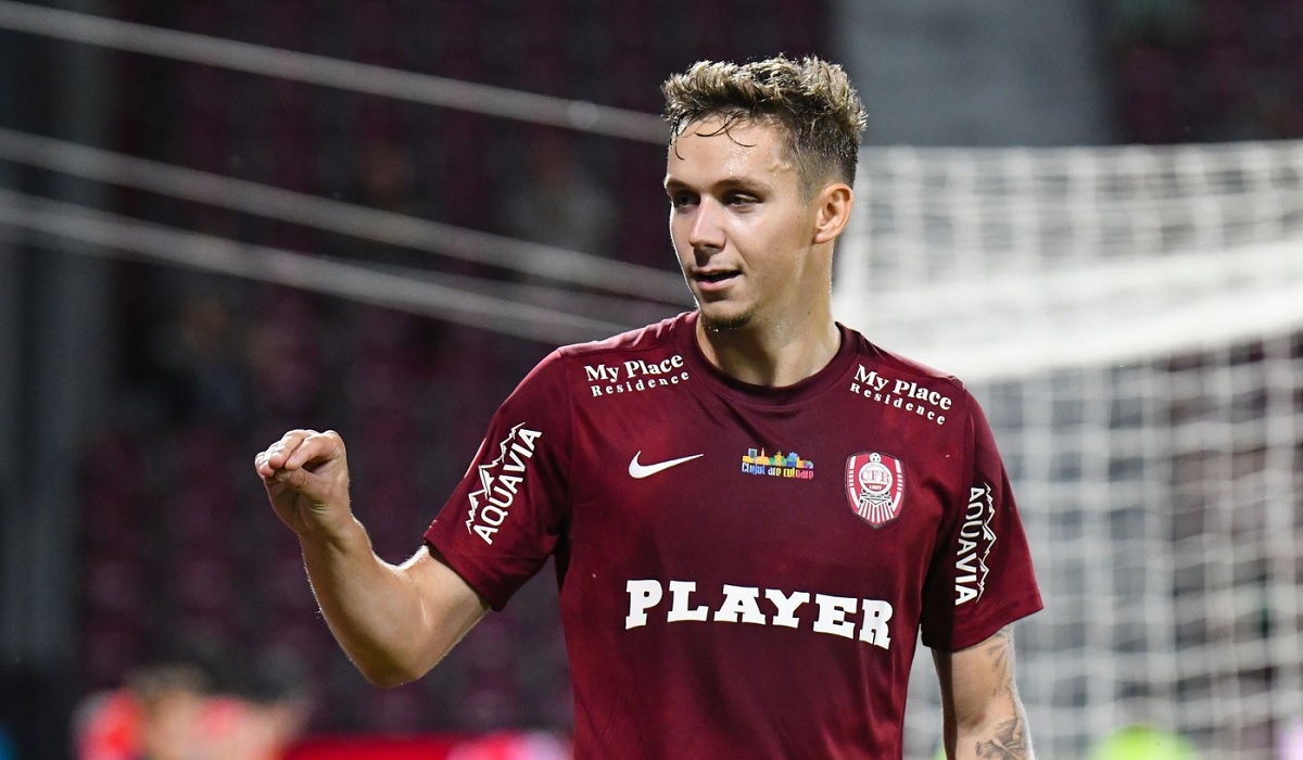 Louis Munteanu, gol la meciul 100 în Liga 1! A marcat în Unirea Slobozia – CFR Cluj