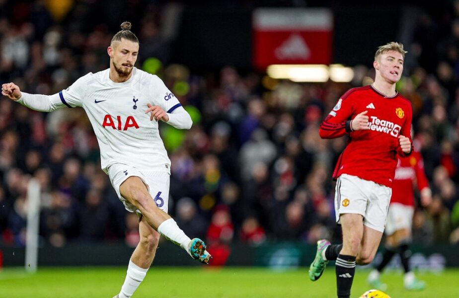 Tottenham – Manchester United 4-3, în Cupa Ligii Angliei! Radu Drăgușin a fost integralist. Spurs, în semifinale după un meci „nebun”