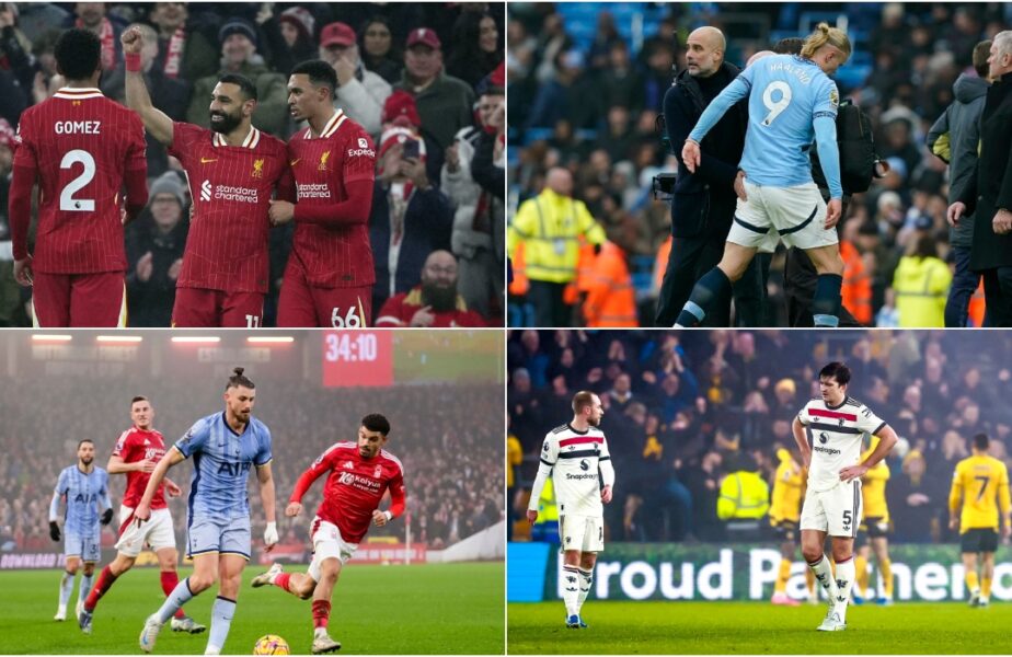 Liverpool, victorie la scor în etapa de Boxing Day din Premier League! Chelsea, Tottenham și Manchester United, învinse! City, remiză cu Everton