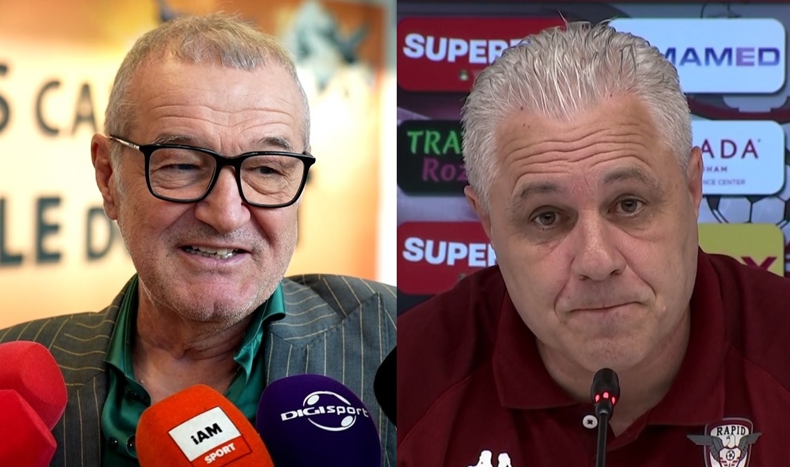 Gigi Becali a râs de Marius Şumudică şi de Rapid: „O să fii arbitru de tușă, doar ofsaid ridici”