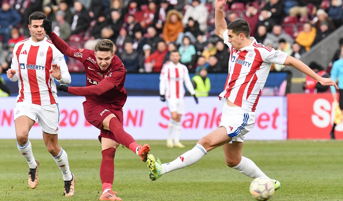 CFR Cluj – Oţelul 3-2! De ziua lui, Dan Petrescu l-a învins pe Dorinel Munteanu şi a depăşit-o pe FCSB în clasament