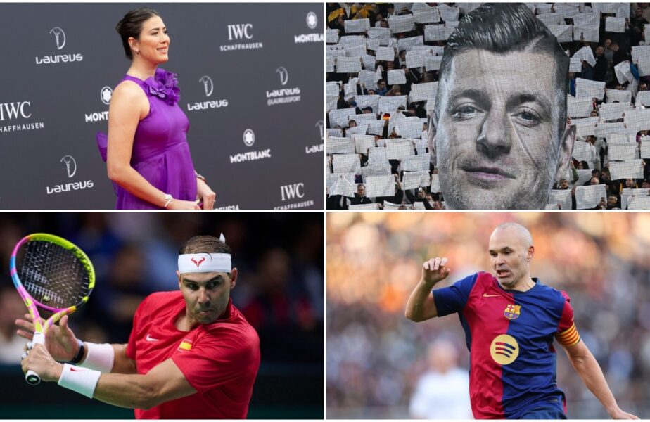 Retrospectivă 2024: Sportivii uriaşi care s-au retras: de la Rafael Nadal, la Andres Iniesta