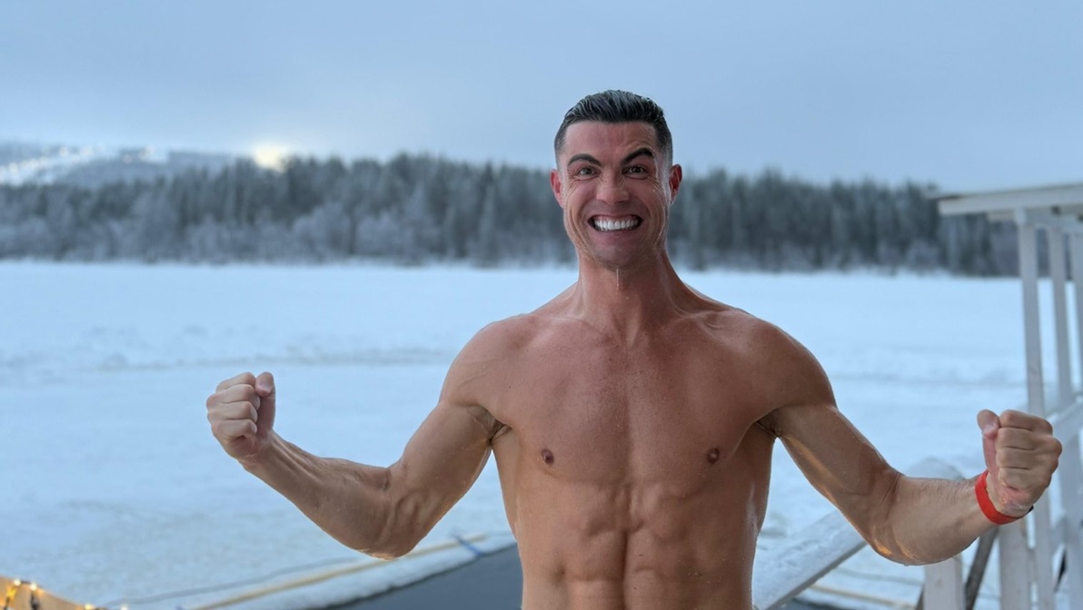 Cristiano Ronaldo a oferit imagini virale, în Laponia! Provocarea acceptată de starul lusitan: „E doar puțin frig!”