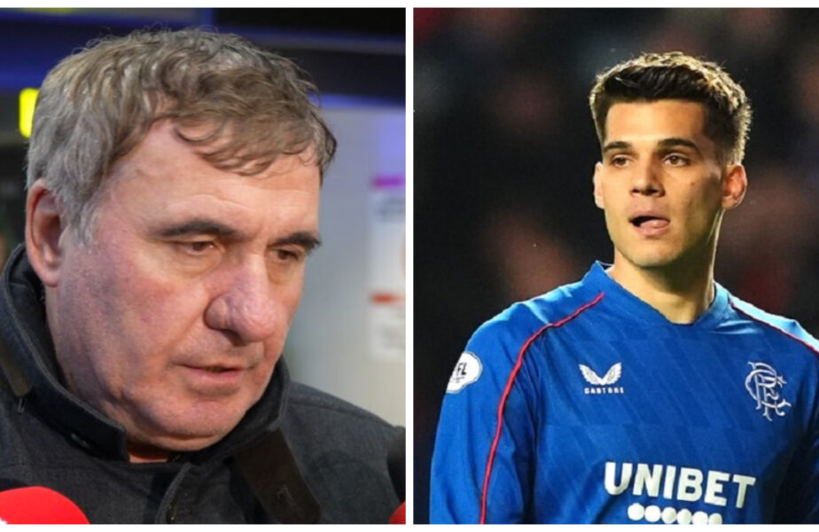 Gică Hagi, anunț după ce Ianis Hagi a fost schimbat la pauză în Dundee – Rangers 1-1! Dezvăluirea făcută de „Rege”