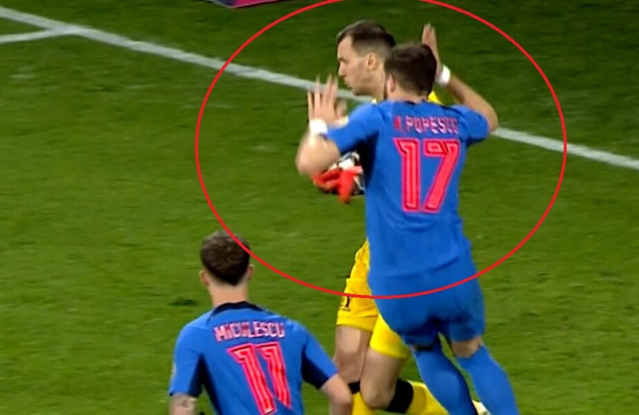 Fază controversată în UTA – FCSB! Mihai Popescu a fost lovit în careu de Iliev! Decizia luată de arbitru