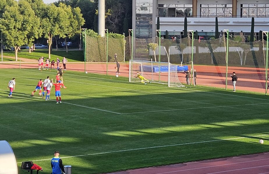 FCSB – Hamburg 2-1. Tănase şi Octavian Popescu au marcat din penalty şi au adus prima victorie pentru campioană în 2025. Olaru s-a accidentat