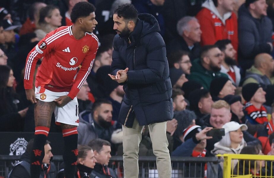 Ruben Amorim l-a „distrus” pe Marcus Rashford chiar înainte de FCSB – Manchester United. Preferă să joace cu antrenorul cu portarii