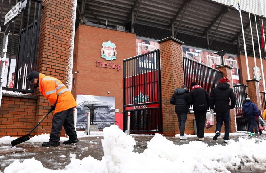 Liverpool – Manchester United se joacă! Meciul a primit undă verde după ce risca să fie amânat din cauza zăpezii