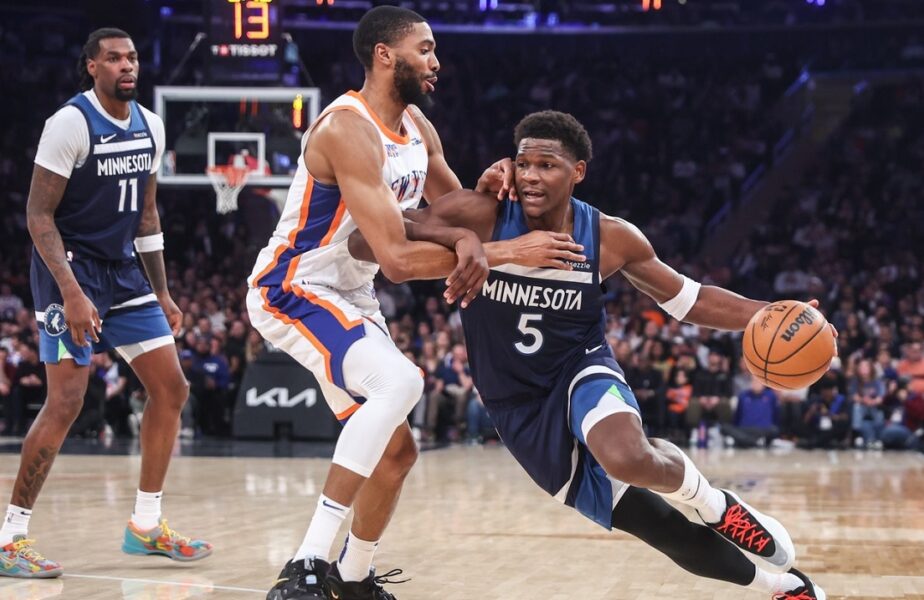 Minnesota Timberwolves – New York Knicks 116-99! Anthony Edwards a făcut show în Madison Square Garden