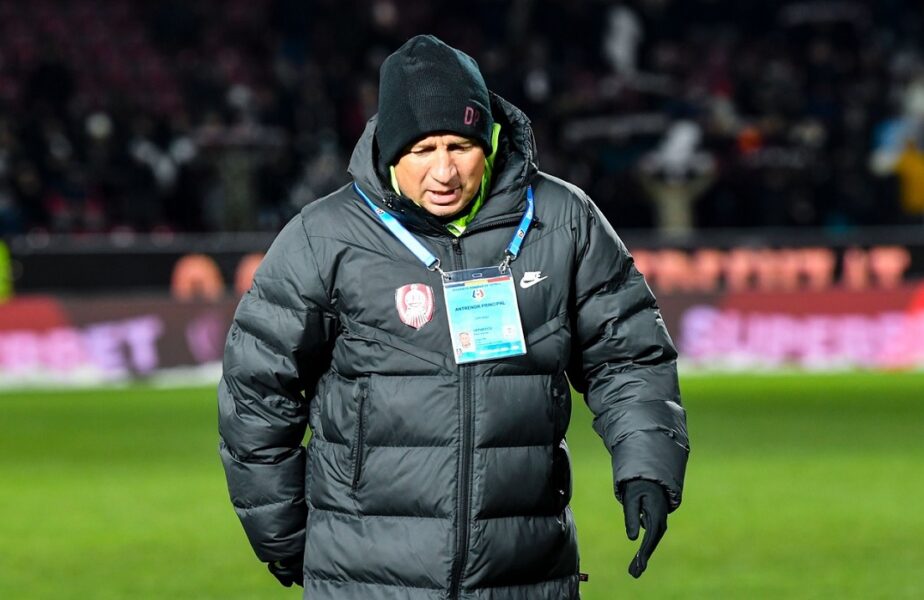 Dan Petrescu nu va fi prezent la CFR Cluj – Farul Constanţa! Antrenorul formaţiei din Gruia are enterocolită