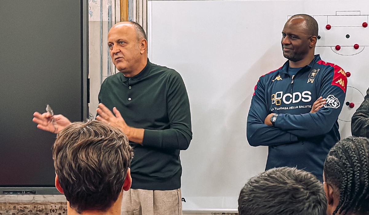 Patrick Vieira, încântat de relaţia cu Dan Şucu la Genoa: „Este important să-l avem aproape de noi. Ce a zis despre duelul cu Parma