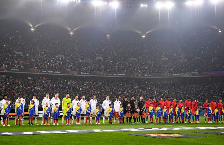 Presa din Anglia, uluită de atmosfera de la FCSB – Manchester United! Cum au comentat scenele de pe Arena Naţională