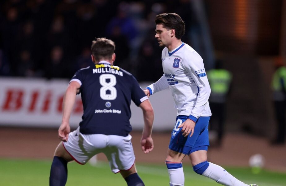 Dundee – Rangers 1-1. O nouă remiză pentru echipa lui Ianis Hagi! Internaţionalul român a jucat doar 45 de minute