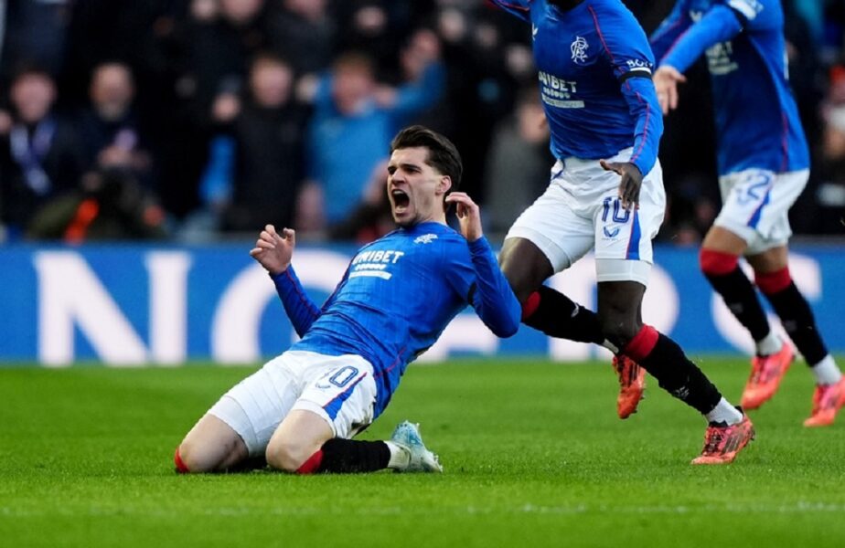 Ianis Hagi a deschis scorul în derby-ul Rangers – Celtic, sub privirile tatălui său! Execuţie superbă a jucătorului naţionalei