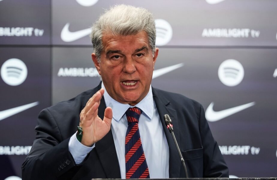 Joan Laporta acuză după ce Barcelona i-a înregistrat pe Dani Olmo şi Pau Victor: „Încercări de destabilizare din extrerior şi din interior”