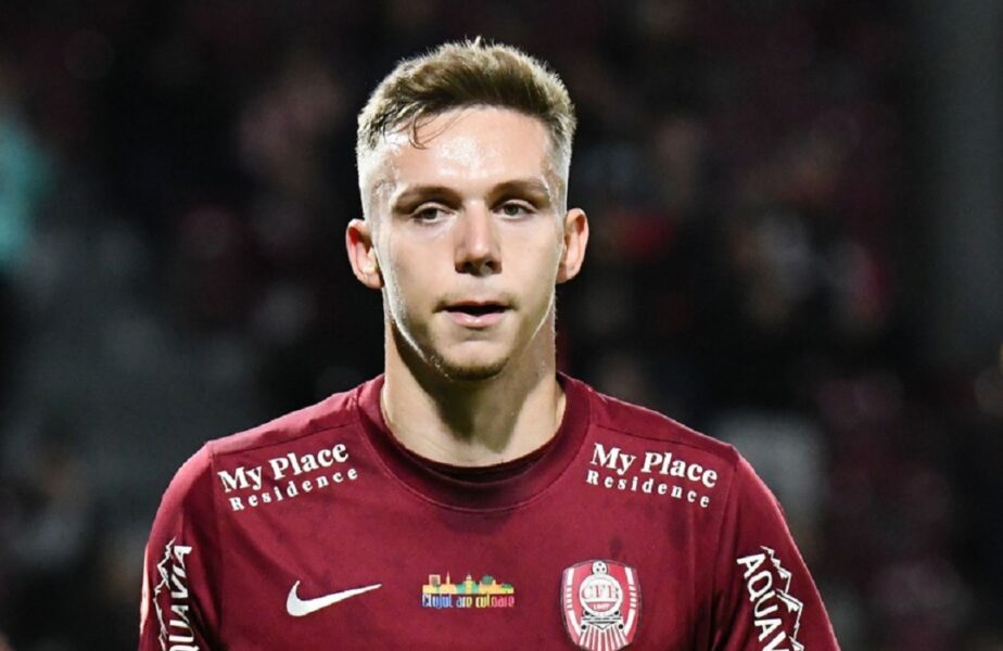 Louis Munteanu, hat-trick în CFR Cluj – Farul Constanţa! Cum a reacţionat după ce a marcat împotriva fostei sale echipe şi a devenit golgheter în Liga 1