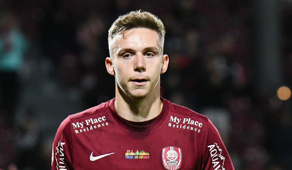 Louis Munteanu, hat-trick în CFR Cluj – Farul Constanţa! Cum a reacţionat după ce a marcat împotriva fostei sale echipe şi a devenit golgheter în Liga 1