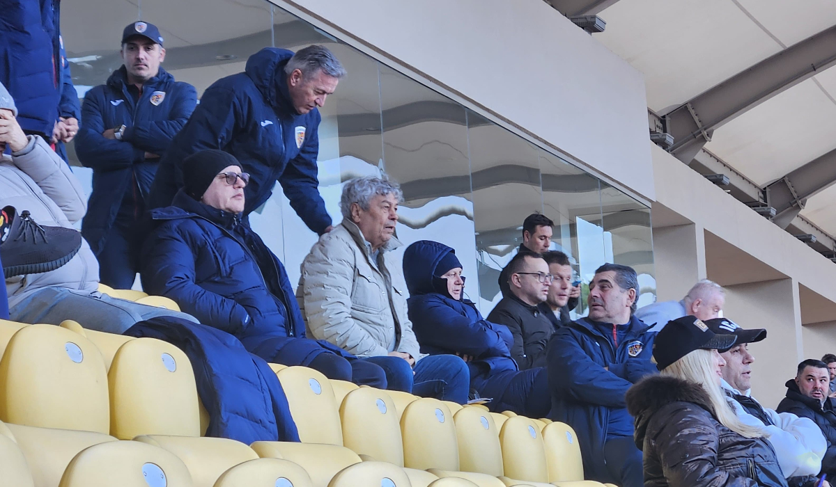 Cum a fost surprins Mircea Lucescu în tribune la FCSB – Dinamo Kiev. Selecţionerul României s-a întâlnit cu fostul său patron, Igor Surkis