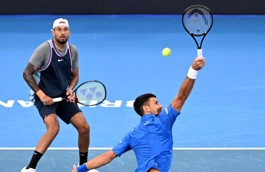 Novak Djokovic şi Nick Kyrgios au părăsit în optimi turneul de dublu de la Brisbane! Sârbul şi australianul, învinşi dramatic de principalii favoriţi