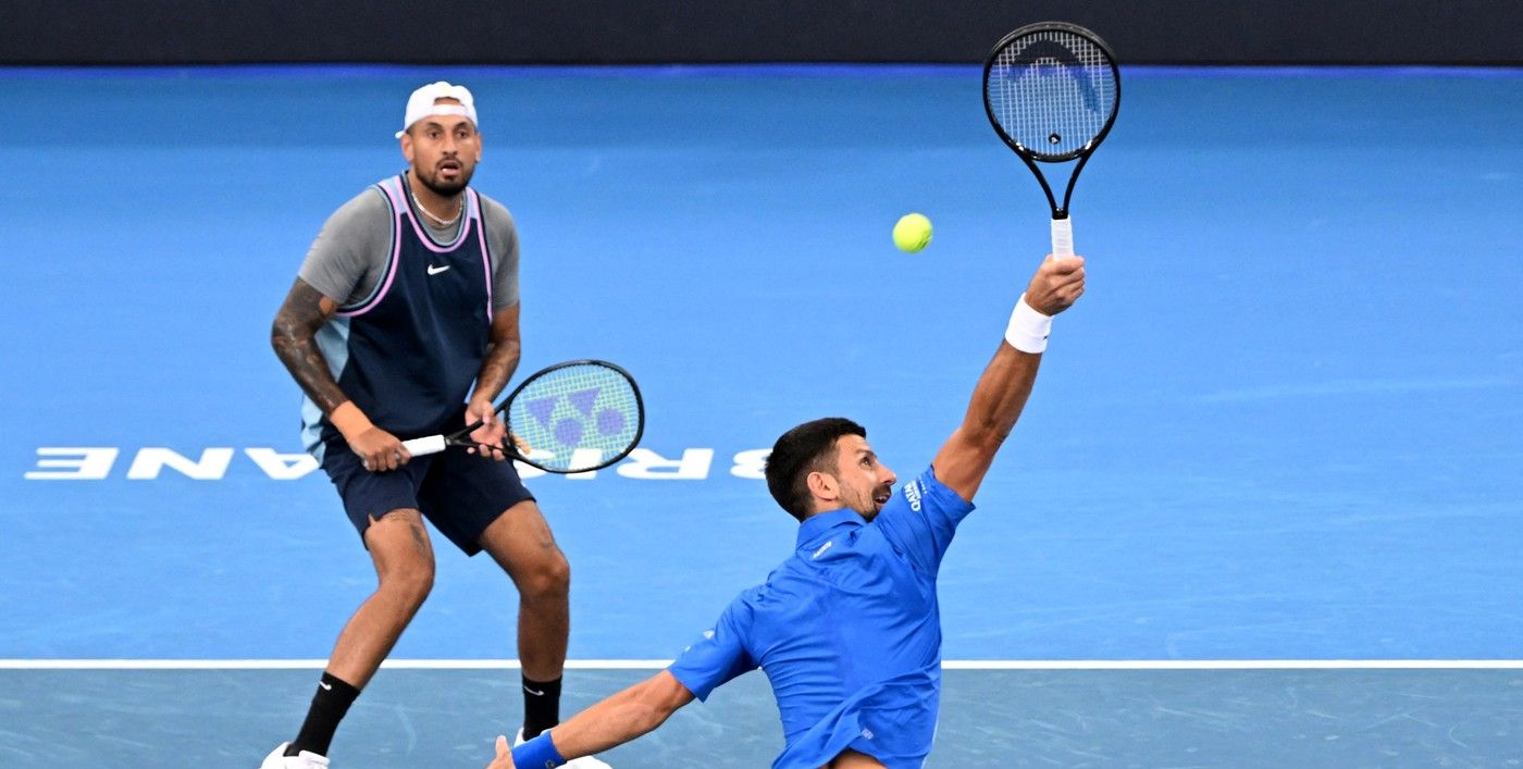 Novak Djokovic şi Nick Kyrgios au părăsit în optimi turneul de dublu de la Brisbane! Sârbul şi australianul, învinşi dramatic de principalii favoriţi