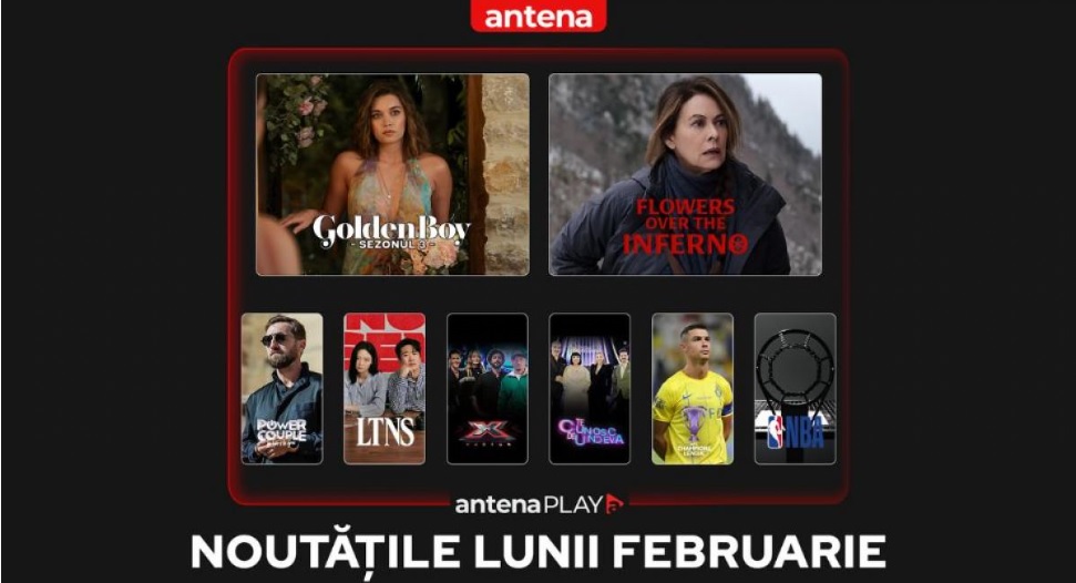 Noutățile lunii februarie în AntenaPLAY