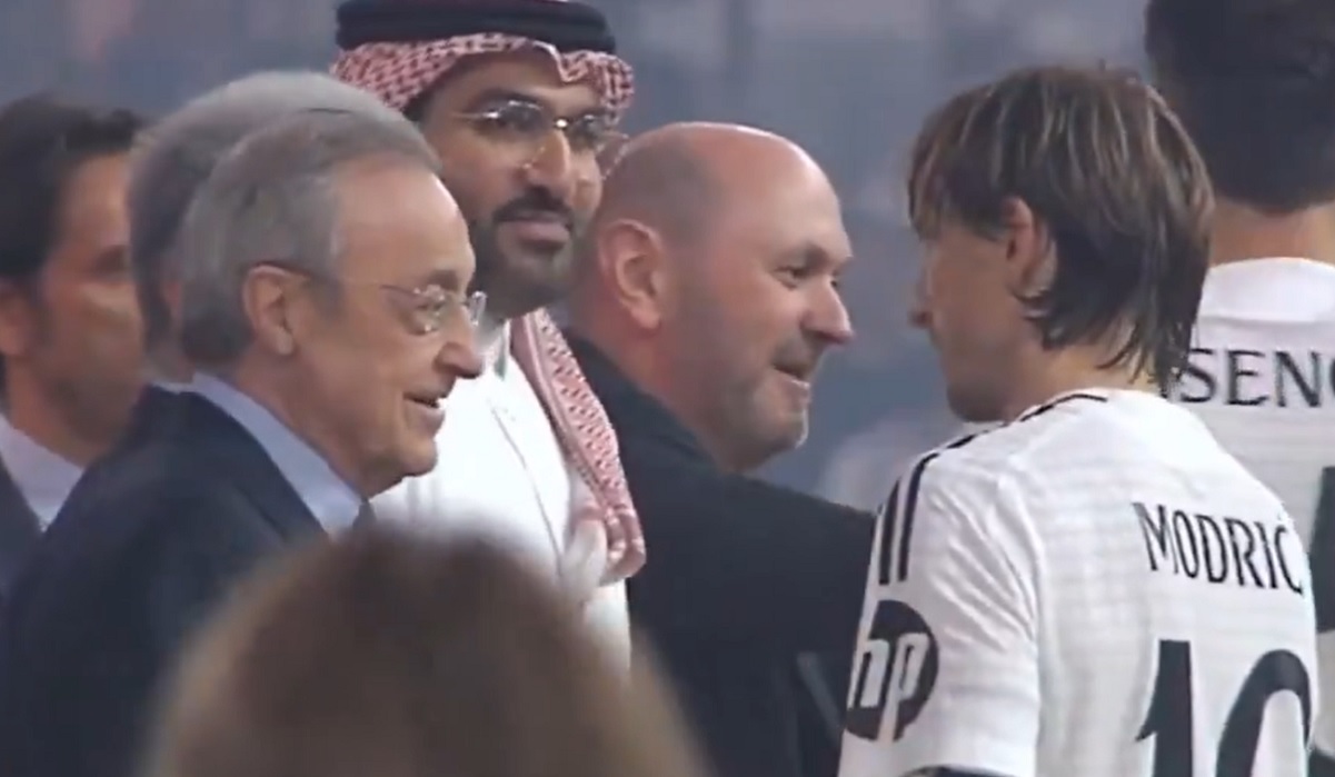 Florentino Perez a trecut cu bine peste umilinţa suferită de Real Madrid în faţa Barcelonei! Cum l-a consolat pe Luka Modric: „Nu-i aşa?