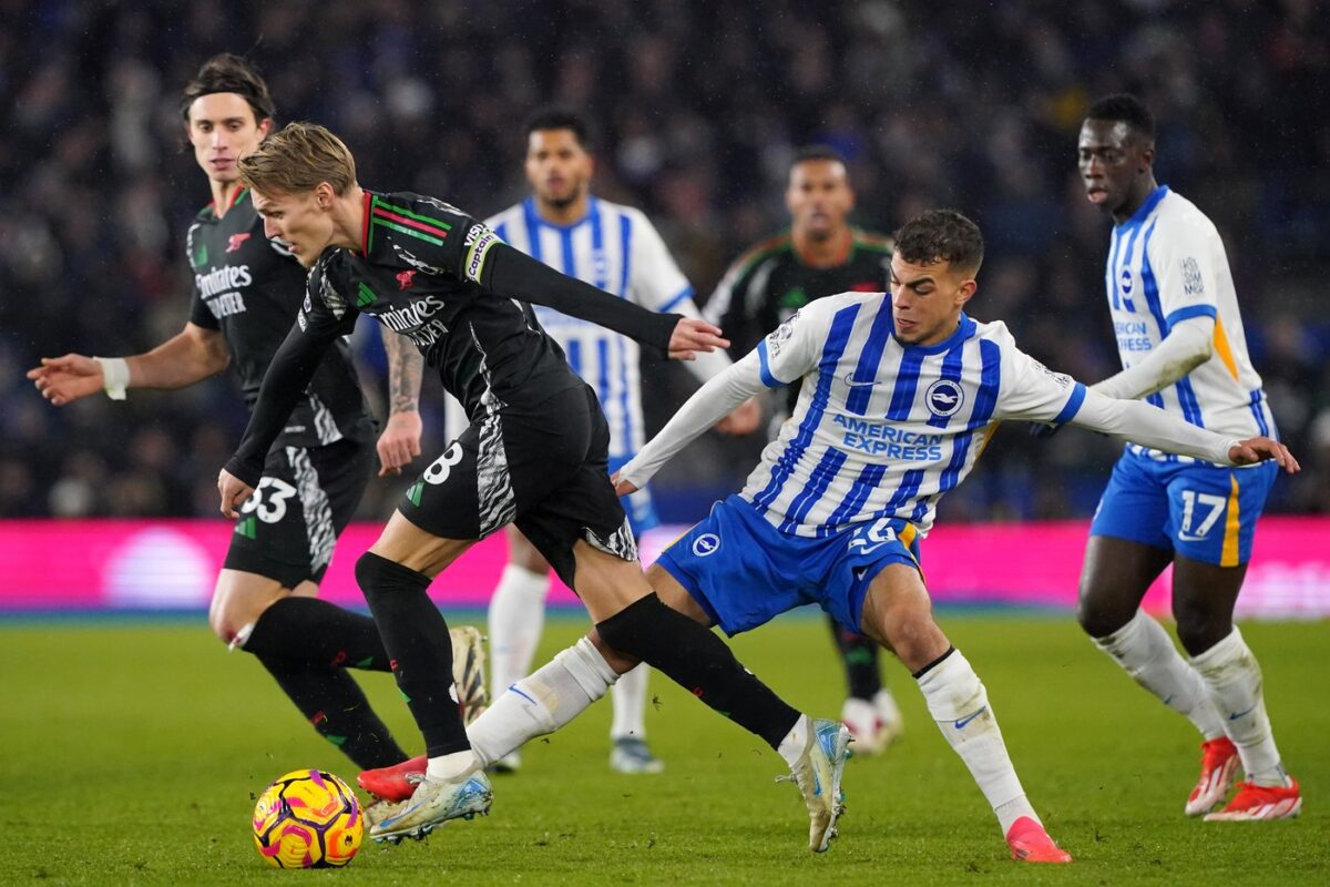 Arsenal Londra, un nou pas greşit în lupta la titlu cu Liverpool. Remiză în deplasarea de la Brighton