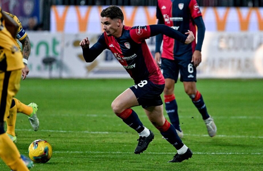 Răzvan Marin, două pase de gol în victoria lui Cagliari! Mijlocaşul român, cel mai bun de pe teren