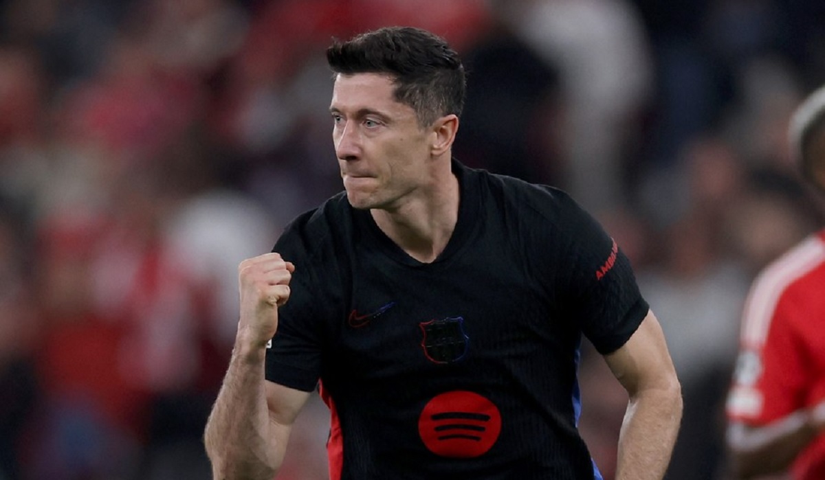 Robert Lewandowski l-a depăşit pe Lionel Messi în Benfica – Barcelona! Statistică fabuloasă a polonezului în UEFA Champions League