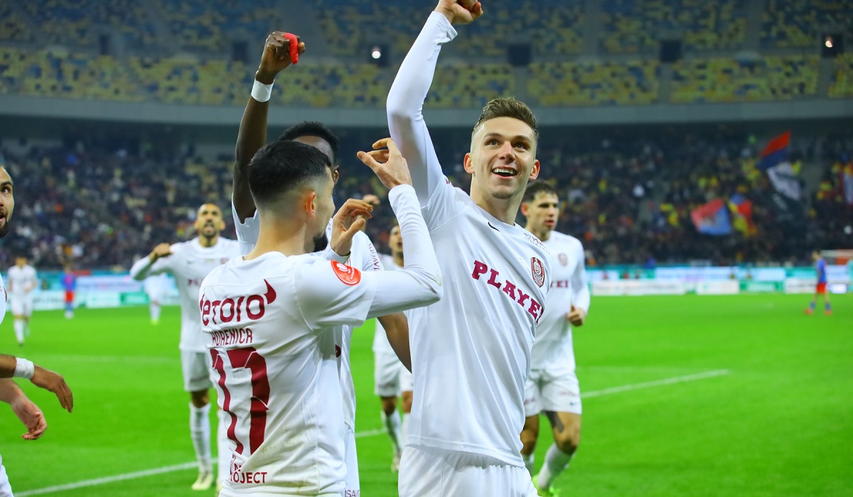 „Ai fi pregătit să pleci de la CFR Cluj?” Louis Munteanu a dat răspunsul pe loc, după ce a marcat în 1-1 cu FCSB! width=