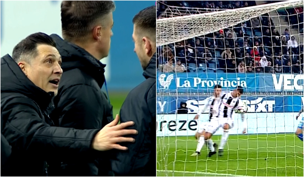 Momente încinse în Universitatea Craiova – U Cluj. Mirel Rădoi a „luat foc, după ce liderul a primit penalty! Ce s-a întâmplat