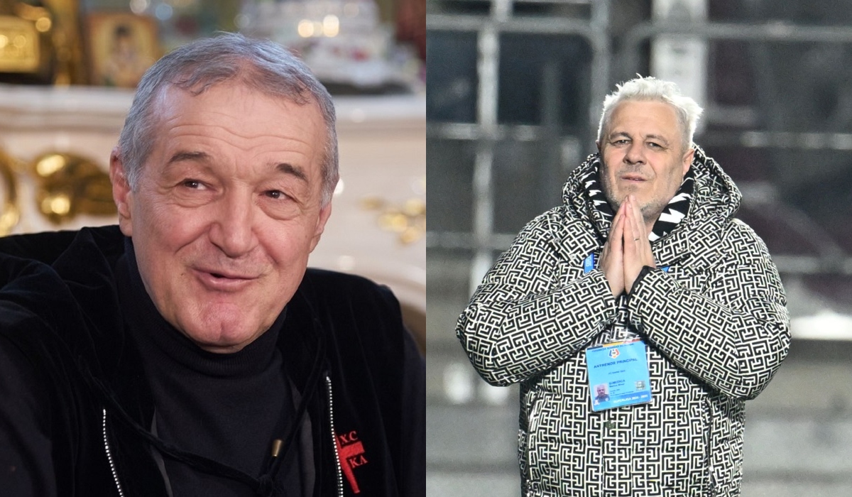 Colaj Gigi Becali şi Marius Şumudică