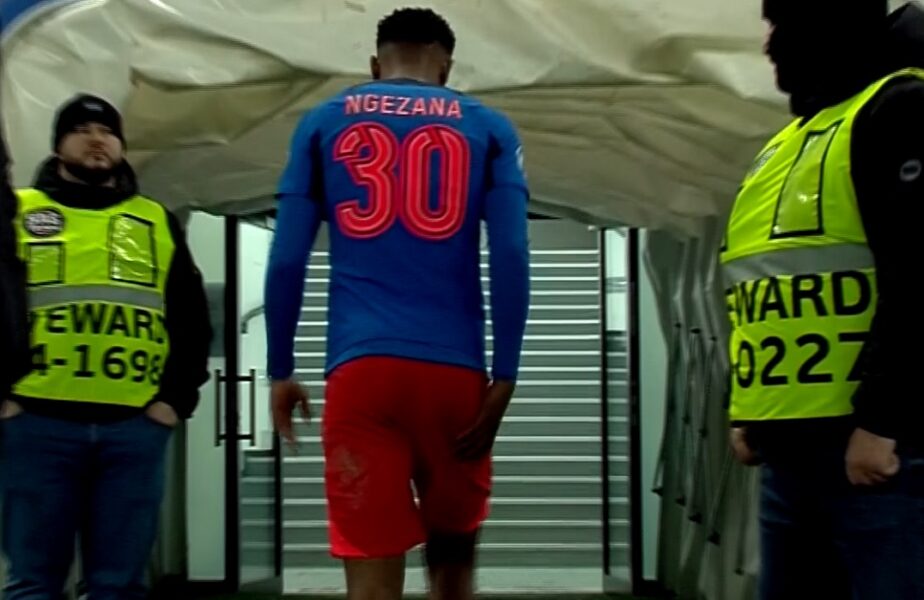 Siyabonga Ngezana s-a „rupt” în derby-ul FCSB – CFR Cluj! Alertă la campioana României