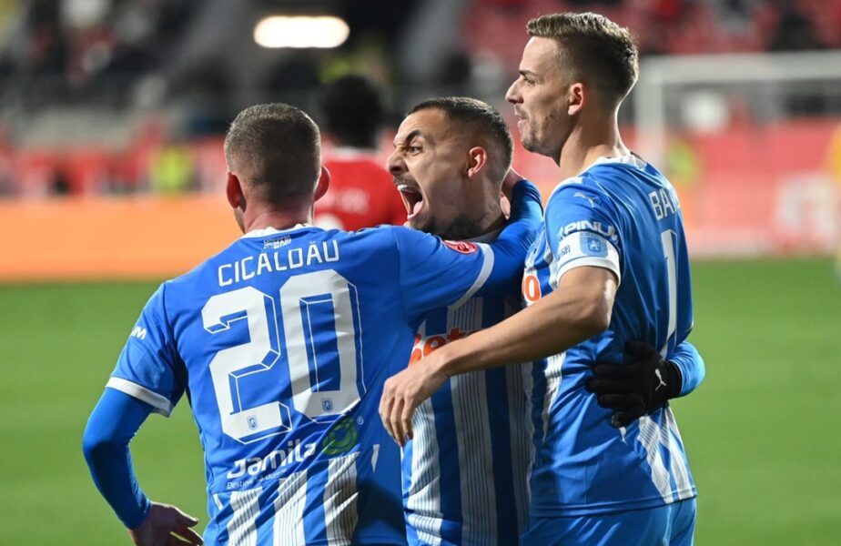 Unirea Slobozia – Universitatea Craiova 0-1. Cicâldău, „eroul” lui Rădoi! Oltenii au urcat pe primul loc în Liga 1