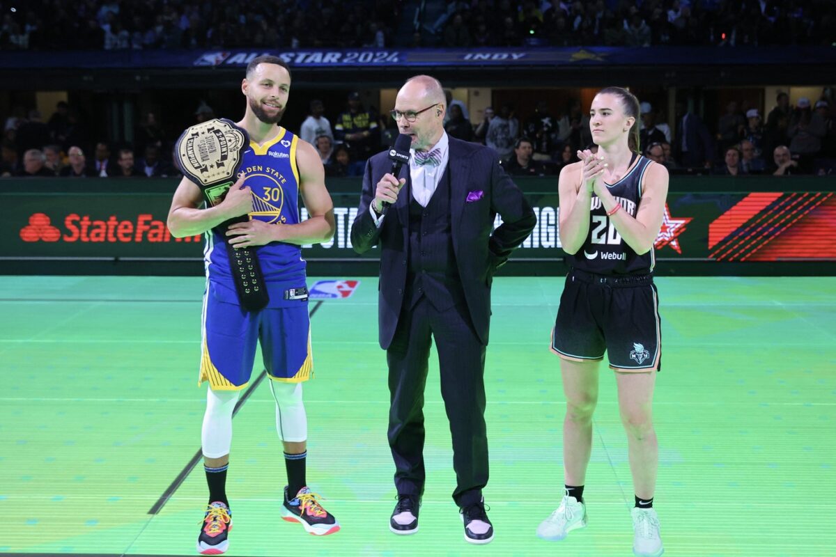 Sabrina Ionescu şi Stephen Curry nu se vor mai întrece la aruncări de 3 puncte, la All Star Game 2025