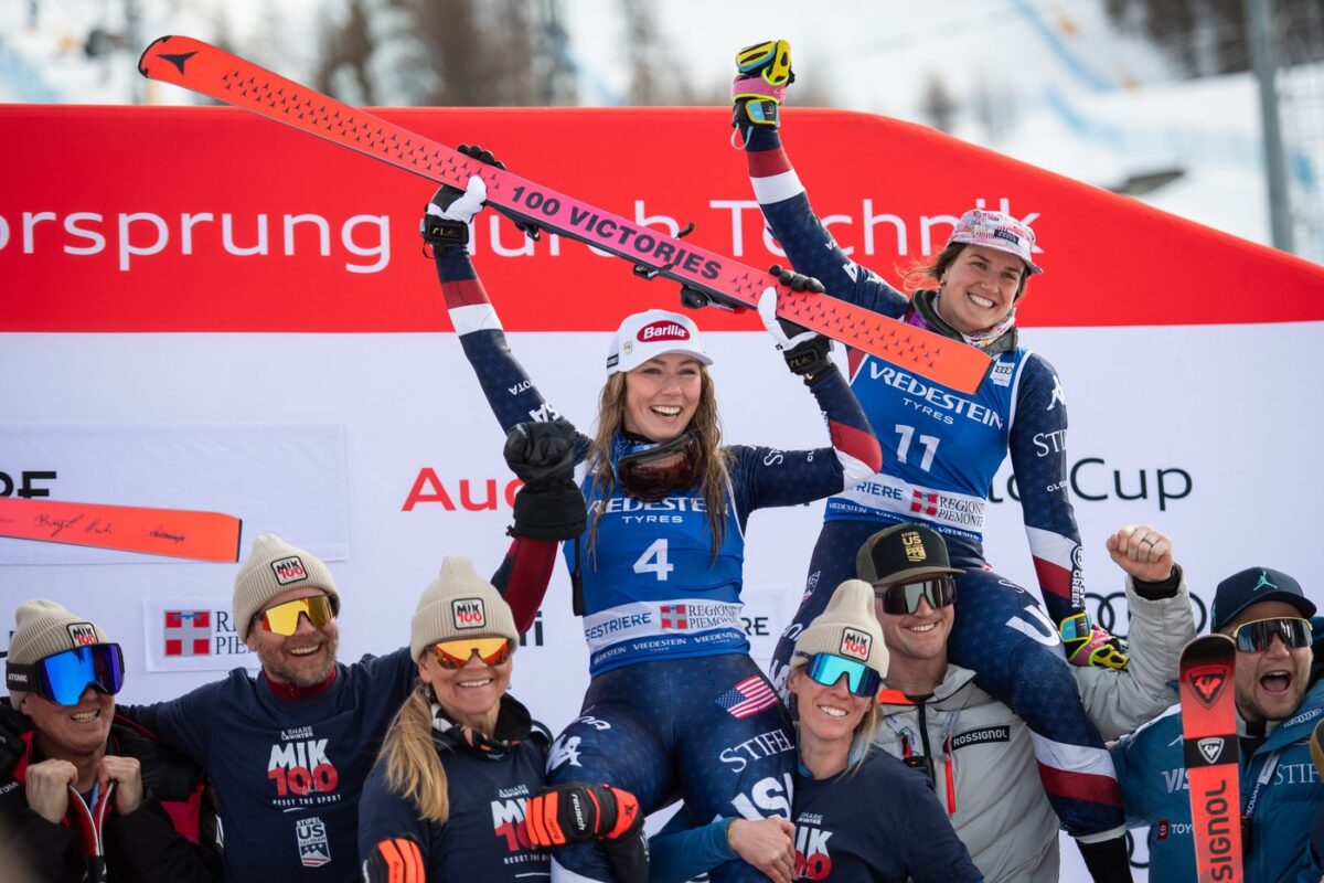 Mikaela Shiffrin a început să plângă după ce a obţinut a 100-a victorie în Cupa Mondială: „Am realizat ceva măreţ