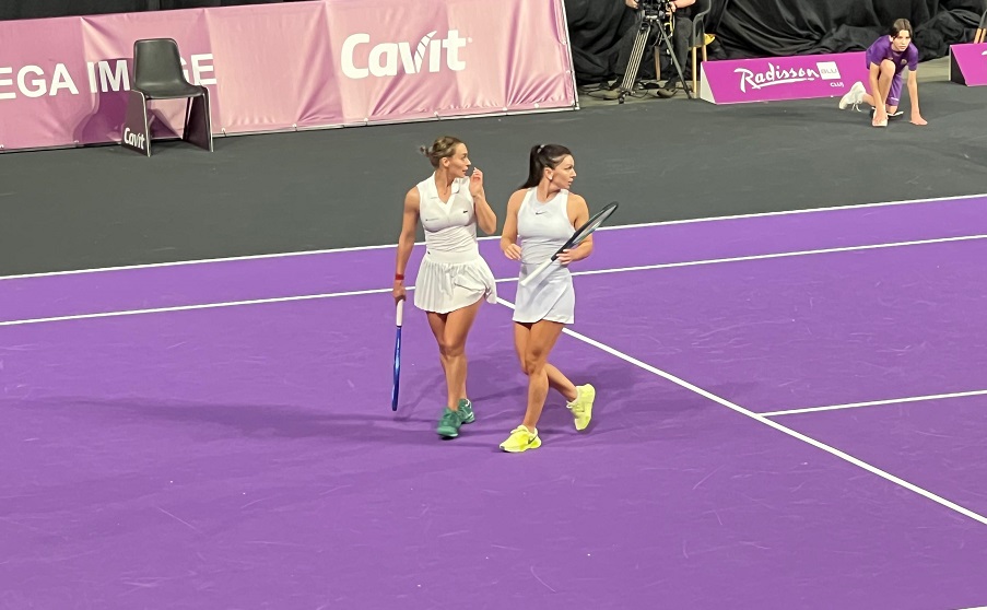 Simona Halep şi Ana Bogdan au fost eliminate în proba de dublu de la Transylvania Open 2025