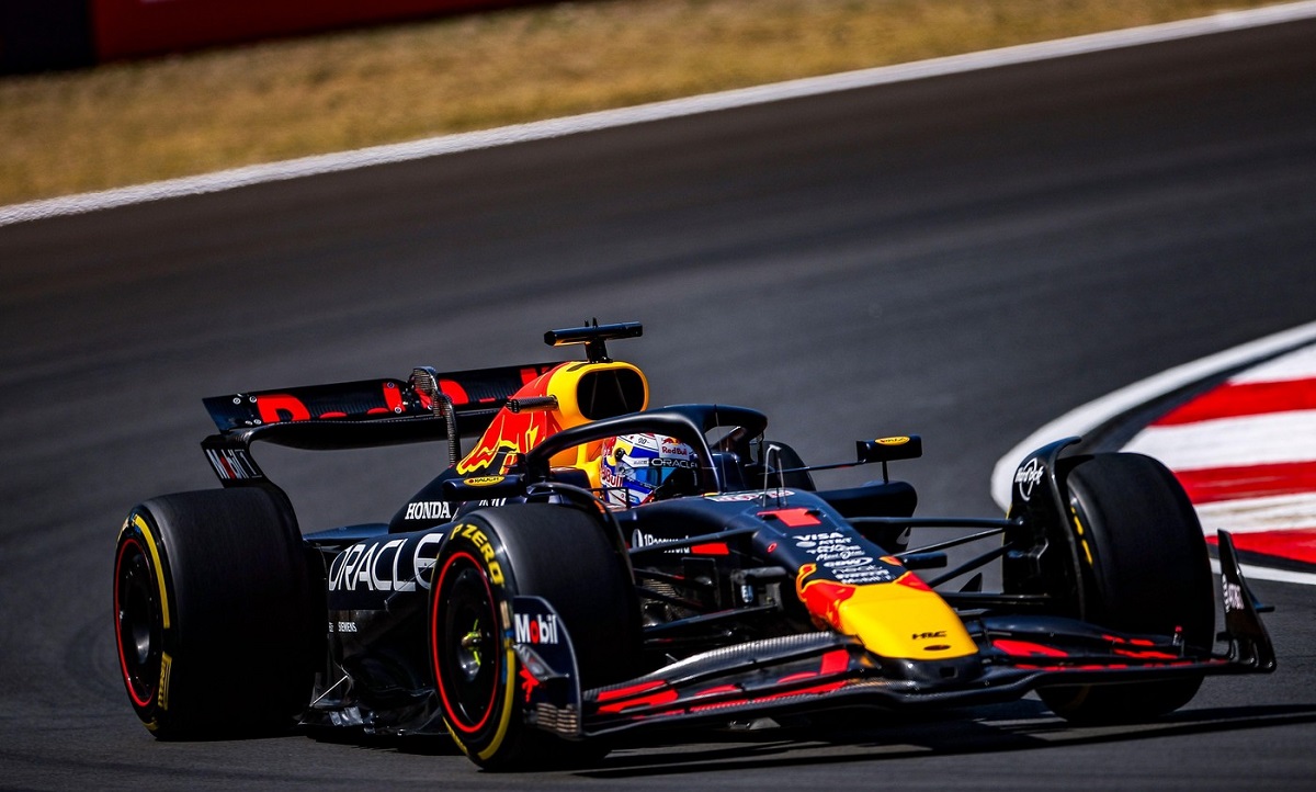 Monopostul lui Max Verstappen