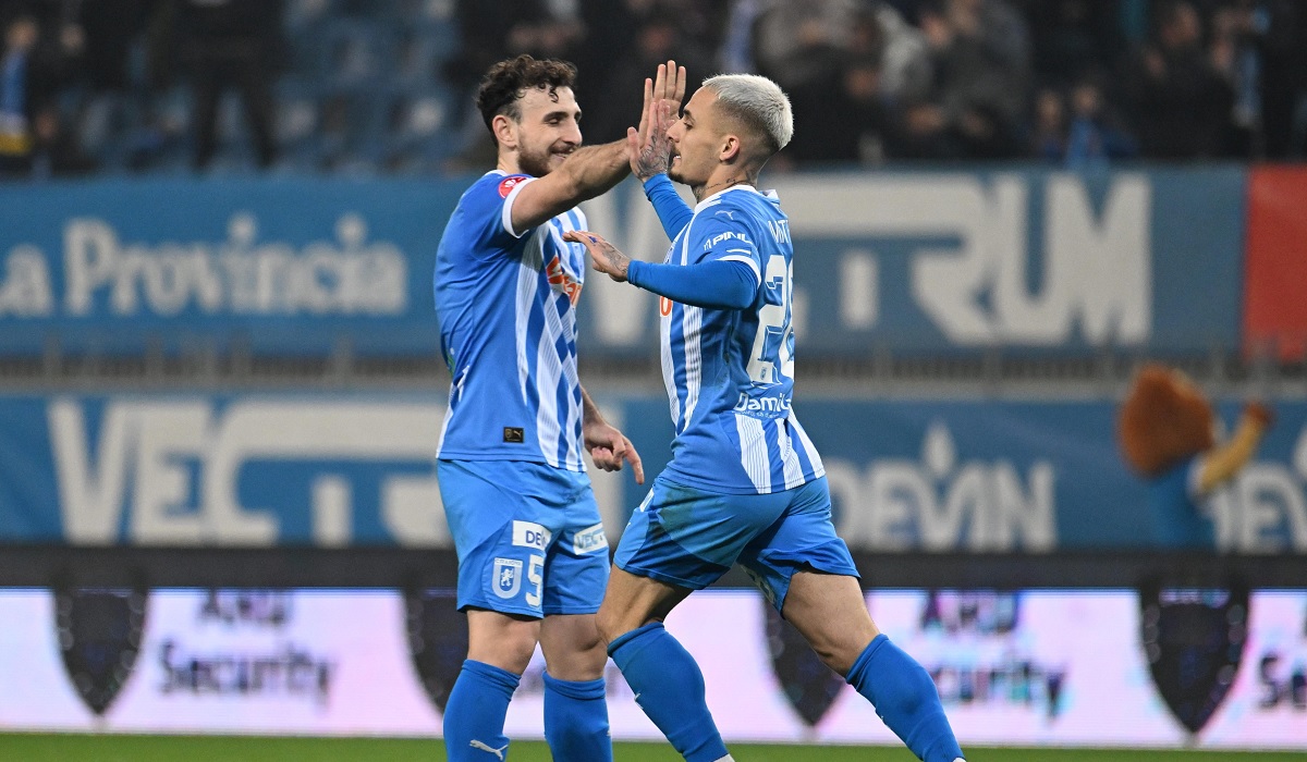 Universitatea Craiova – Farul 1-0. Golul lui Alex Mitriţă îi readuce pe olteni pe primul loc în Liga 1