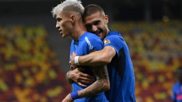 FCSB – Dinamo 3-0. Octavian Popescu a reuşit „dubla”. „Câinii”, umiliţi pe Arena Naţională