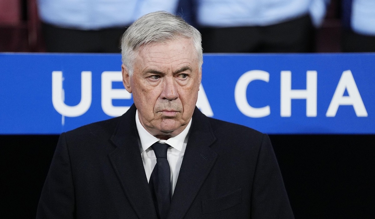 Carlo Ancelotti, în timpul unui meci