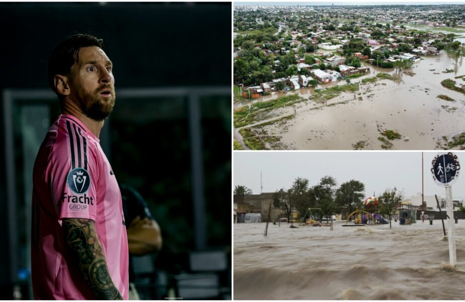 Lionel Messi, mesaj emoţionant după inundaţiile devastatoare din Argentina. Cel puţin 16 persoane au murit