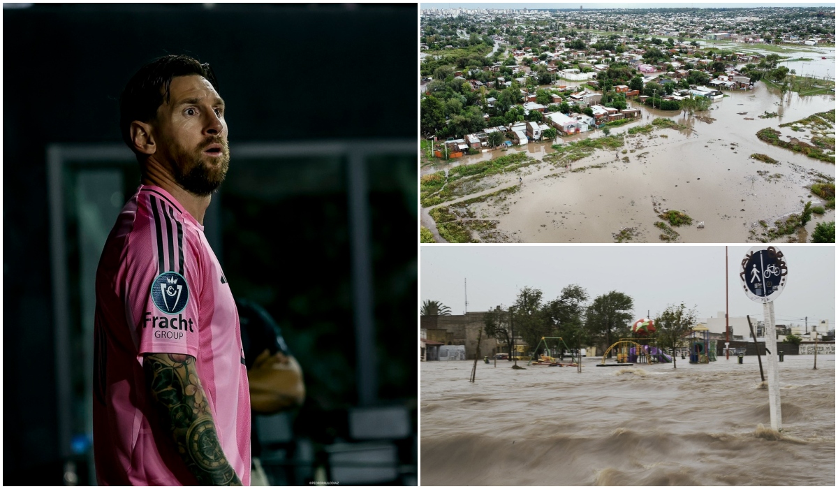 Lionel Messi, mesaj emoţionant după inundaţiile devastatoare din Argentina. Cel puţin 16 persoane au murit