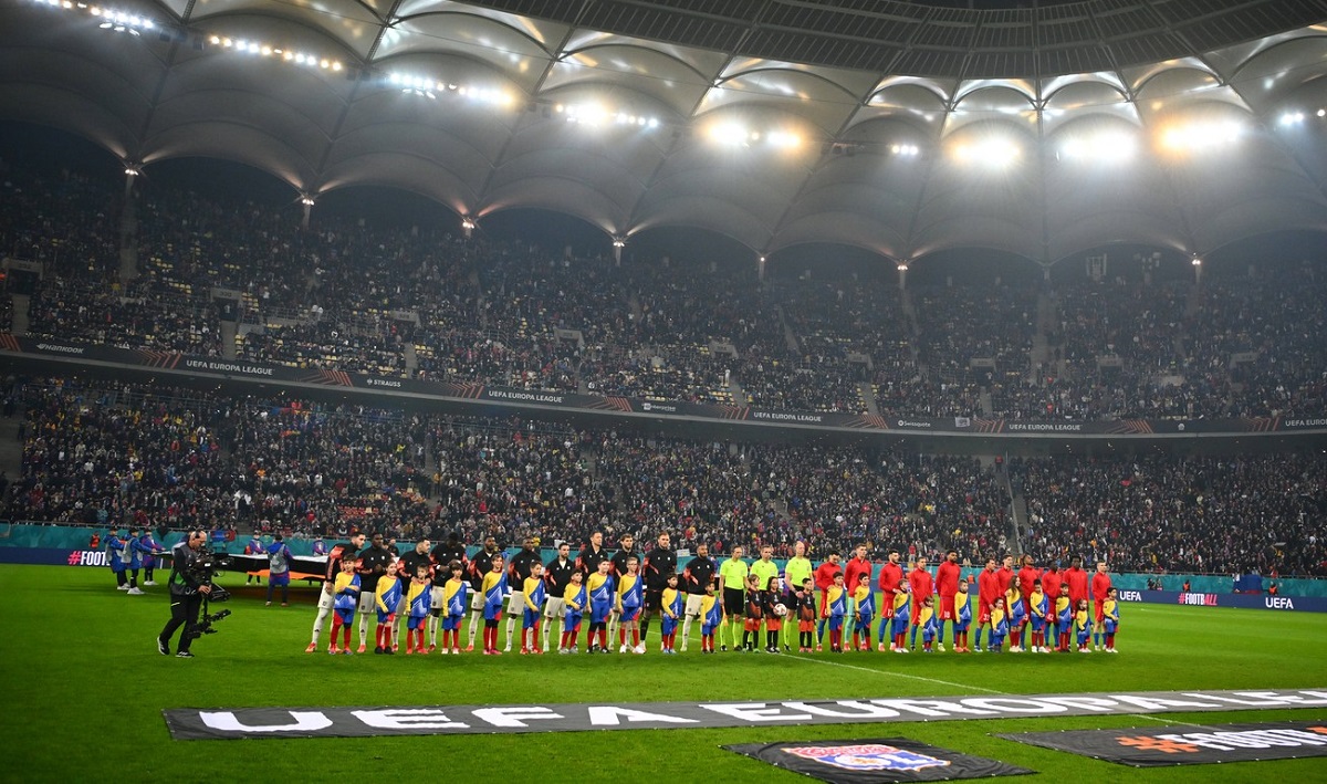 Interdicţii pe stadion şi amenzi uriaşe, după FCSB – Lyon 1-3. Anunţul Jandarmeriei, după duelul de pe Arena Naţională