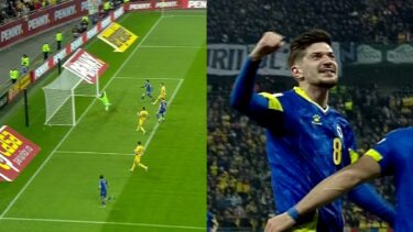 România – Bosnia | Gigovic a deschis scorul pe Arena Naţională! Apărarea tricolorilor, fără reacţie. Ghinion uriaş pentru Florin Niţă