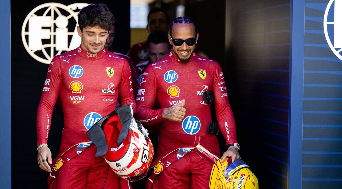 Lewis Hamilton şi Charles Leclerc