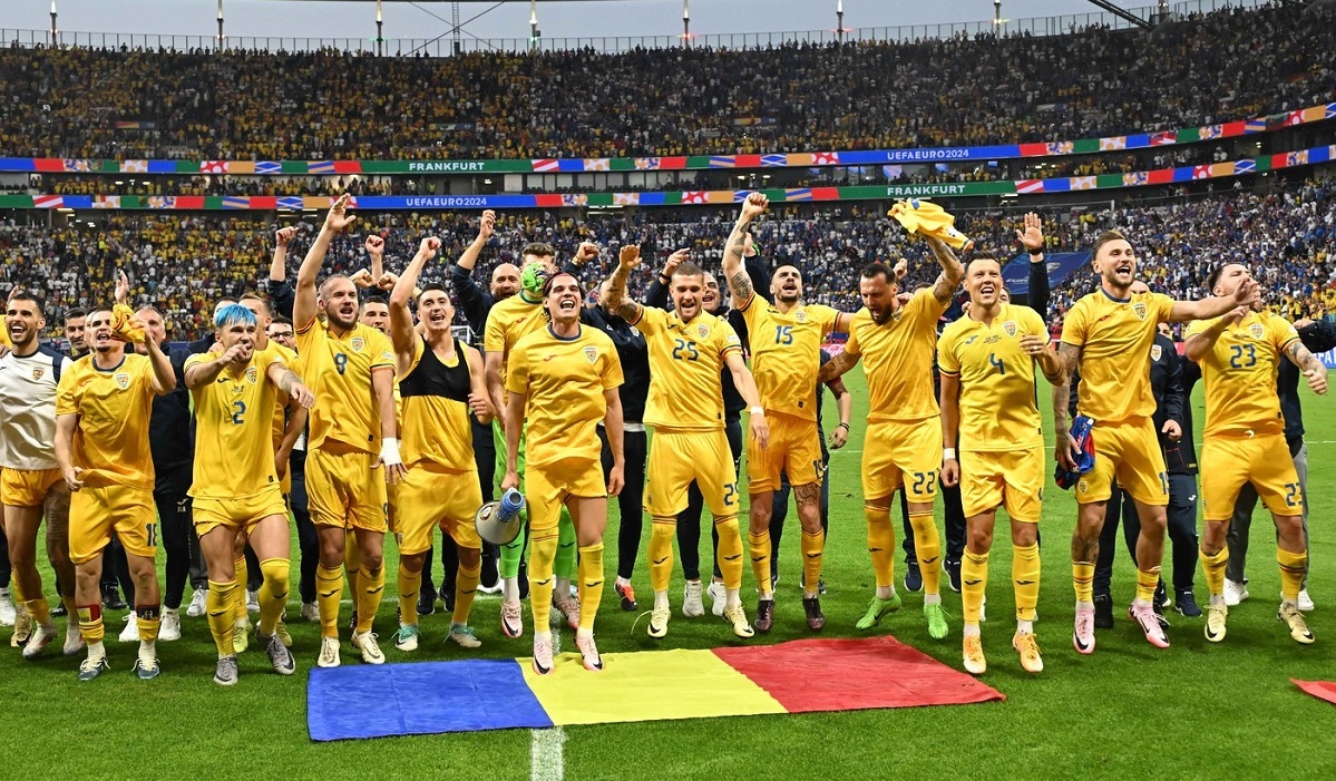 Jucătorii României sărbătoresc calificarea în optimi la EURO 2024