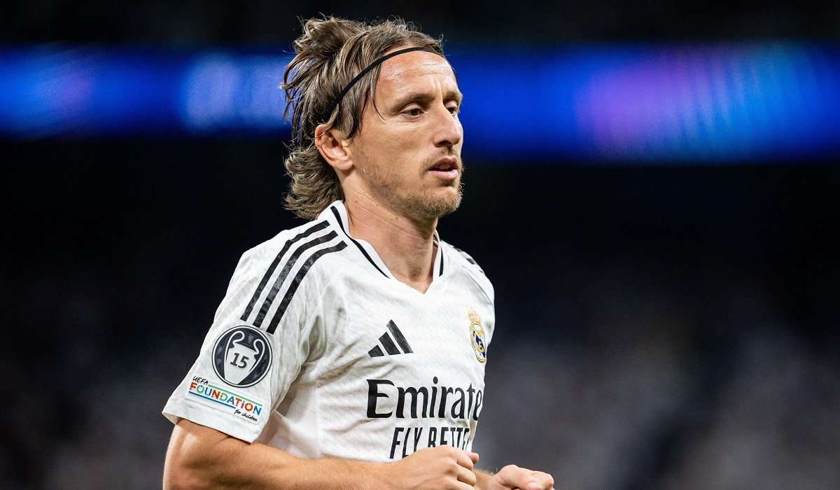 Luka Modric, în timpul unui meci