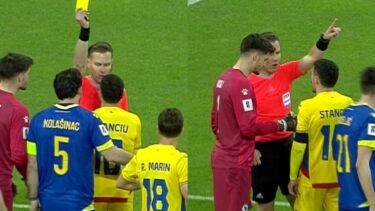 Nicolae Stanciu, scos din sărite de Danny Makkelie în România – Bosnia! Căpitanul „tricolorilor”, avertizat după decizia incredibilă a arbitrului