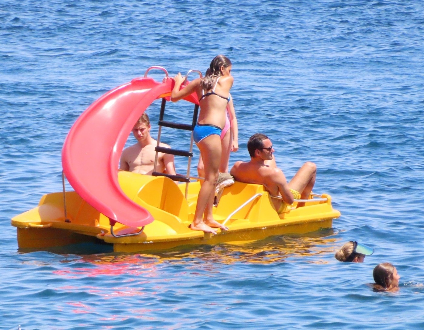 PALMA DE MALLORCA, SPAIN  -  Swiss tennis player Roger Federer is all smiles as he's pictured enjoying a summer holiday with his wife Mirka Federer and friends in Majorca.

The Tennis star was seen looking relaxed as he enjoyed a swim with his partner and was also joined by German tennis player Tommy Haas.

BACKGRID UK 19 JULY 2023,Image: 790909393, License: Rights-managed, Restrictions: RIGHTS:  BRAZIL, FRANCE, MEXICO, PORTUGAL, ITALY, ARGENTINA, JAPAN, CHINA, KOREA, DENMARK, RUSSIA, UKRAINE, ESTONIA, LITHUANIA, NORWAY, POLAND, SWEDEN, ANGOLA, BOTSWANA, KENYA, LESOTHO, MALAWI, MAURITIUS, MOZAMBIQUE, NAMIBIA, NIGERIA, SOUTH AFRICA, ZAMBIA, ZIMBABWE, BULGARIA, HUNGARY, ROMANIA, SERBIA, CZECH REPUBLIC, SLOVAKIA, BELARUS, ICELAND, IRELAND, LATVIA, MOLDOVA, SLOVENIA, COSTA RICA, CUBA, DOMINICA, DOMINICAN REPUBLIC, EL SALVADOR, GRENADA, GUATEMALA, NICARAGUA, PANAMA, PUERTO RICO, BOLIVIA, CHILE, COLOMBIA, ECUADOR, FRENCH GUIANA, GUYANA, PARAGUAY, PERU, SURINAME, URUGUAY, VENEZUELA, CYPRUS, BELGIUM, NETHERLANDS, INDONESIA, NORTH KOREA, PHILIPPINES, TURKEY, BOSNIA, CROATIA, LUXEMBOURG, BAHAMAS, BARBADOS, BELIZE, HAITI, HONDURAS, JAMAICA, SCOTLAND, MONACO, TURKS AND CAICOS ISLANDS, EGYPT, AZERBAIJAN, MALTA, LIBYA, MYANMAR, MOROCCO, CAPE VERDE, IVORY COAST, GHANA, MALDIVES, JORDAN, IRAN, SAINT BARTHELEMY, SAINT MARTIN, GUADELOUPE, MONTENEGRO, LEBANON, MALAYSIA, UGANDA, CURACAO, CHAD, BANGLADESH, VIETNAM, ETHIOPIA, DJIBOUTI, TUNISIA, ARMENIA, ARUBA, AFGHANISTAN, ALBANIA, ALGERIA, CAYMAN ISLANDS, KAZAKHSTAN, MAURITANIA, SAINT BARTHELEMY, IRAQ, VATICAN CITY, JERSEY, ANDORRA, RWANDA, BENIN, TRINIDAD AND TOBAGO, ANTIGUA AND BARBUDA, Model Release: no, Pictured: Roger Federer